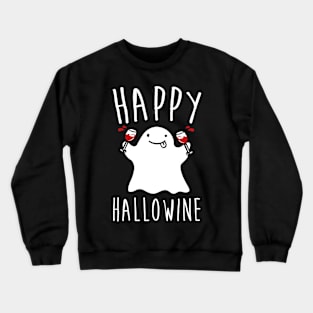 Happy Halloween Ghost  Drink Crewneck Sweatshirt